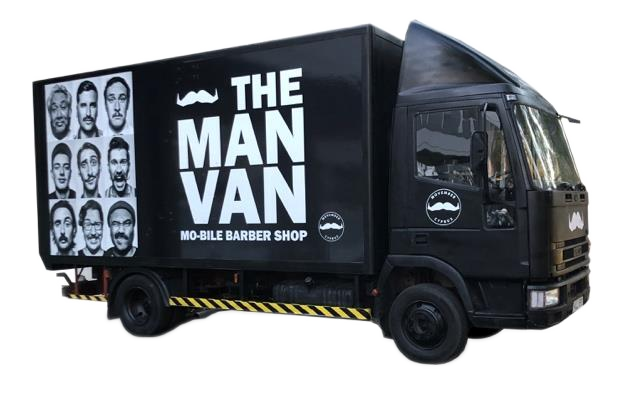 the man van, mobile barber shop
